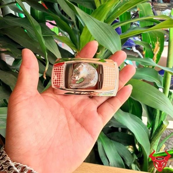 Mặt khóa ray trượt K142 hình con báo bằng thép cao cấp.
