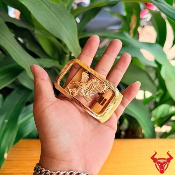 Mặt Khóa Hình Đại Bàng K7 Cao Cấp Phong Cách Doanh Nhân Mặt khóa thắt lưng thép hình đại bàng K7 bản 3.5cm ray trượt tự động.