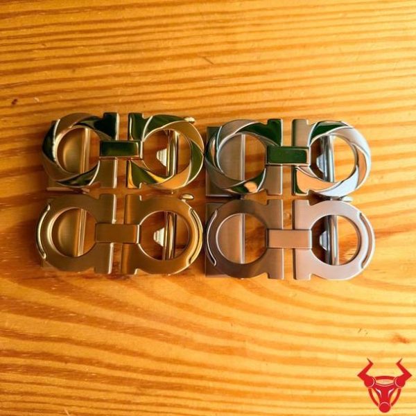 Mặt khóa ray trượt tự động K90-B cho dây lưng bản 3.5cm.