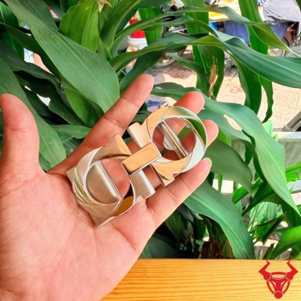 Khóa thắt lưng thép K90-B ray trượt tự động cao cấp.