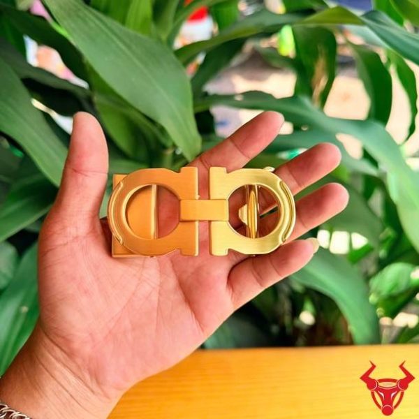 Mặt khóa ray trượt tự động K90-C cho dây lưng bản 3.5cm.