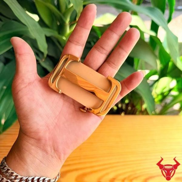 Mặt Khóa Thắt Lưng Thép Vàng K70 Ray Trượt Cao Cấp Mặt khóa thép vàng K70 ray trượt phong cách doanh nhân cao cấp.