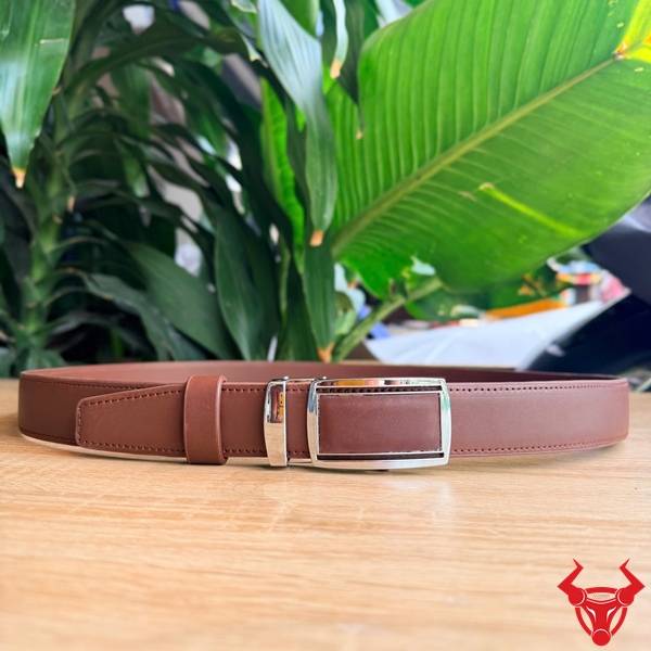 Thắt lưng da bò sáp Full Grain TLK54 màu nâu dành cho phong cách nam tính và hiện đại.