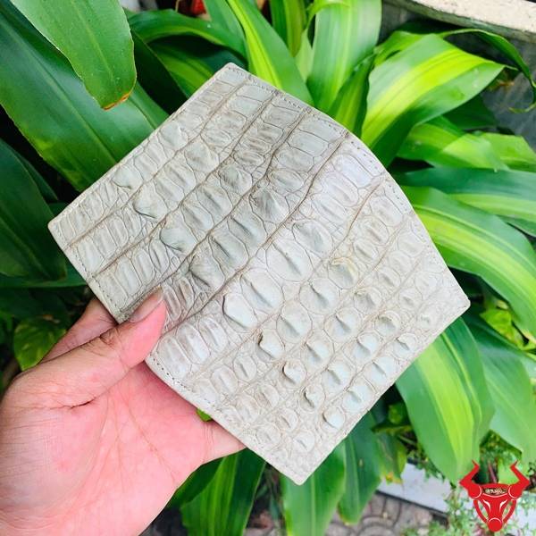 Ví Da Gai Lưng Cá Sấu VJA1 Màu Bạch Tạng Sang Trọng Chính Hãng Ví Nam Form Đứng Da Gai Lưng Cá Sấu VJA1 màu bạch tạng với thiết kế khoa học và chất liệu da thật.