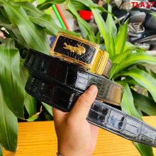 Thắt lưng da cá sấu FBA9B2 cao cấp, sang trọng, bền bỉ, lịch lãm.
