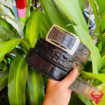Thắt Lưng Da Cá Sấu Gù Bản 4cm Khóa Inox Cao Cấp TSK133