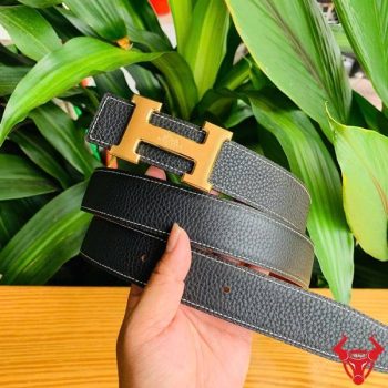 Thắt Lưng Da Bò Cao Cấp TLK16 Mặt Khóa Đồng Chữ H