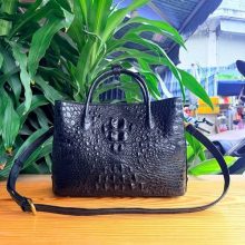 Túi xách nữ đựng laptop da cá sấu gù to TYC08 size lớn.