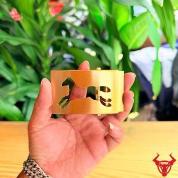 Mặt Khóa Thắt Lưng Nam 4cm Hình Con Ngựa – Chất Liệu Đồng – Kiểu Khóa Lăn K4-
