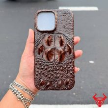 Ốp lưng iPhone 16 Pro Max da cá sấu 6 gù cao cấp bảo vệ toàn diện chống va đập