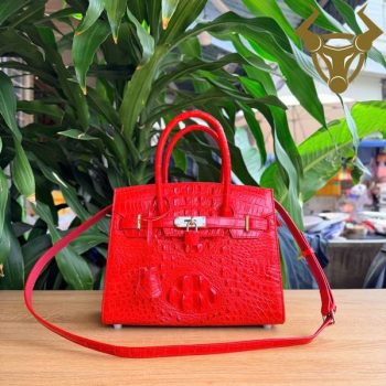 Túi Xách Da Cá Sấu Đỏ Ruby TCA4 – Sang Trọng Đỉnh Cao