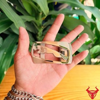 Mặt Khóa Thắt Lưng Nam K138 Hình Báo Dũng Mãnh – Chất Liệu Thép