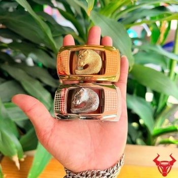 Mặt Khóa Thắt Lưng Thép Hình Con Báo K142 Mạnh Mẽ Và Đẳng Cấp