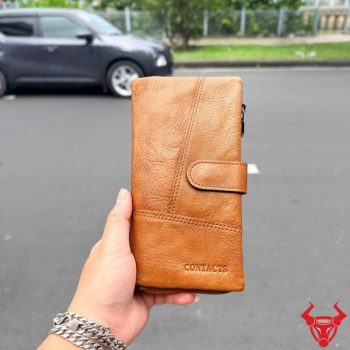 Ví Cầm Tay Da Bò Nữ Dáng Dài VICT02 Sang Trọng Và Tiện Dụng