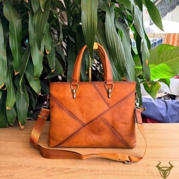 Cặp Xách Công Sở Da Bò Vegtan E10 Cao Cấp – Bền Bỉ