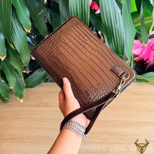 Phụ kiện clutch cầm tay CKCA8 da cá sấu cao cấp