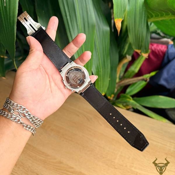 Dây đồng hồ Salvatore Ferragamo da cá sấu cao cấp sang trọng