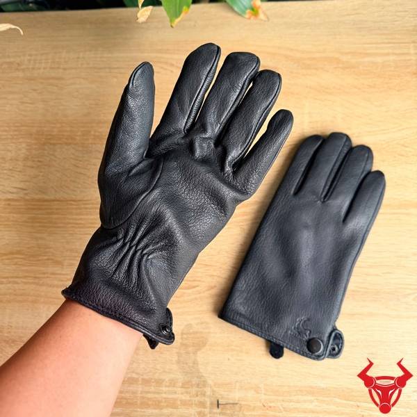 Găng tay nam GT50-A da dê dày dặn cao cấp