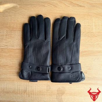 Găng Tay Nam Da Dê GT50-C Kiểu Khóa Gài Ôm Tay Vừa Vặn