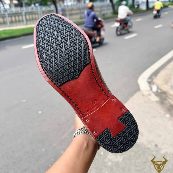 Giày nam GJBA8 da bụng cá sấu tạo dấu ấn riêng biệt