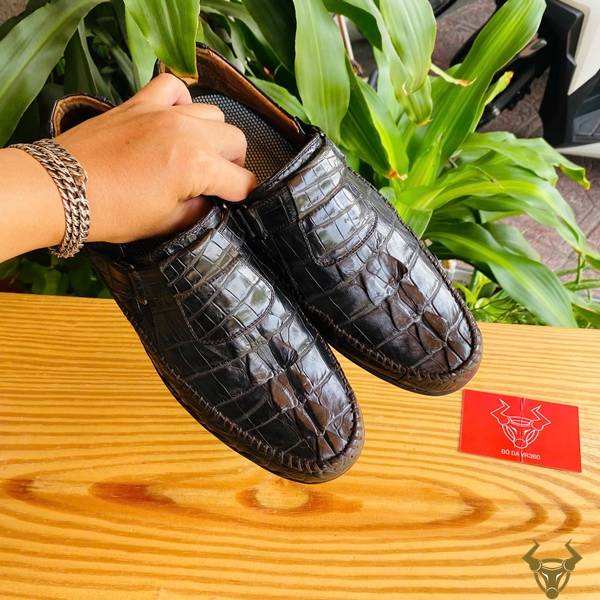 Giày lười da cá sấu gai đuôi GCA2 phong cách trẻ trung