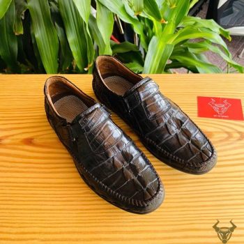 Giày Lười Da Gai Đuôi Cá Sấu GCA2 Đóng Theo Yêu Cầu Cao Cấp