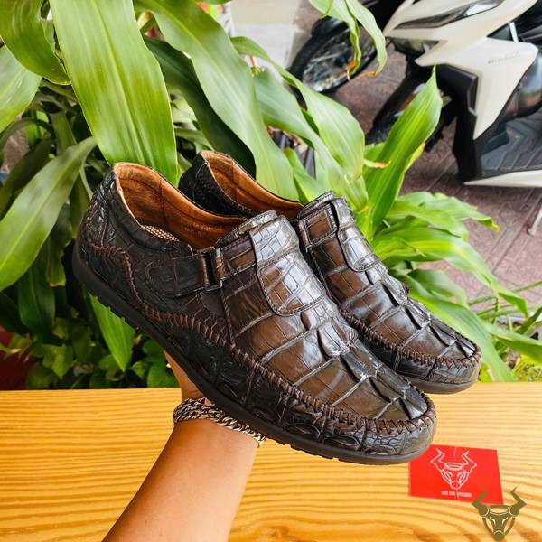 Giày lười cá sấu GCA2 đóng theo yêu cầu phong cách riêng
