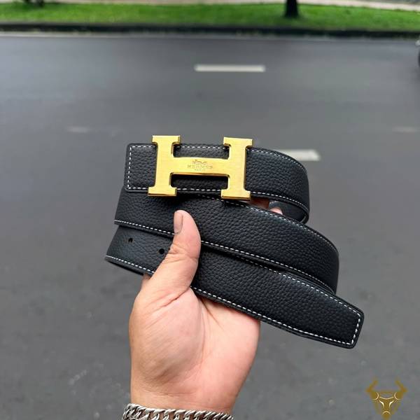 Mặt khóa chữ H đồng bản 3.3cm cao cấp dành cho dây thắt lưng