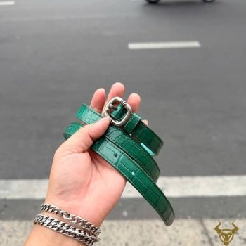 Thắt Lưng Nữ Da Cá Sấu TLYC02 Thiết Kế Riêng Phong Cách Thời Trang