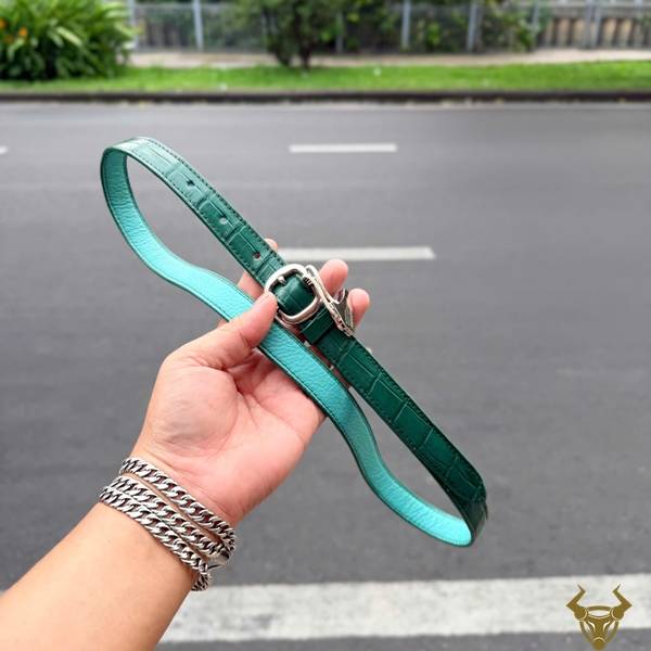 Thắt lưng nữ da cá sấu TLYC02 thiết kế theo yêu cầu độc đáo