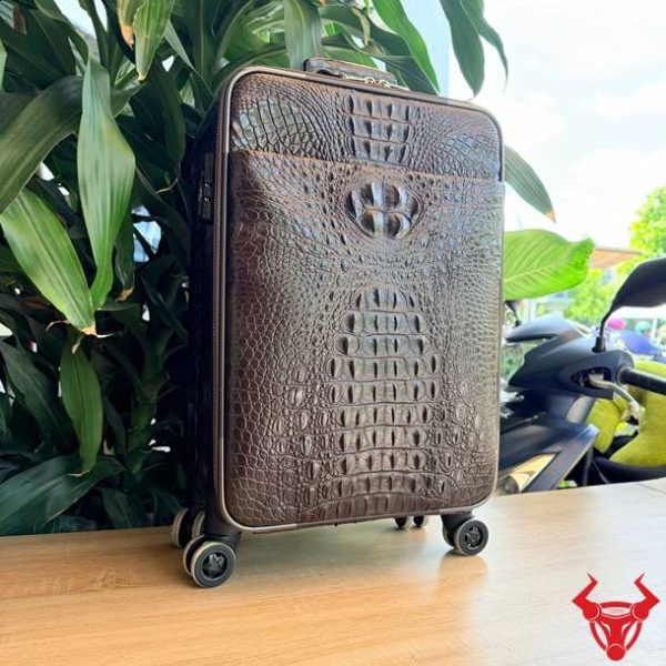Vali Du Lịch Da Cá Sấu Gù Size 50 Sang Trọng Khác Biệt Vali da cá sấu gù cao cấp Size 50 đẳng cấp khi du lịch