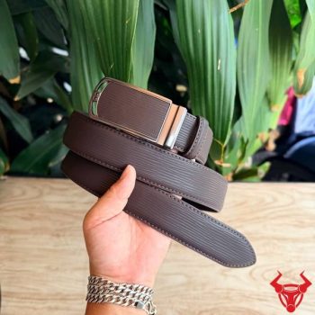 Thắt Lưng Nam Da Bò Vân Sọc TLRN22 Màu Nâu Đen – Thời Trang Lịch Lãm